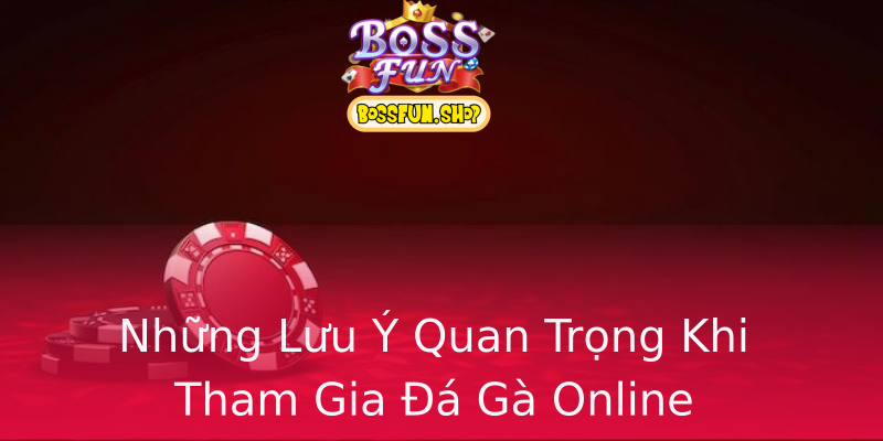 Những Lưu Ý Quan Trọng Khi Tham Gia Đá Gà Online Những Lưu Ý Quan Trọng Khi Tham Gia Đá Gà Online